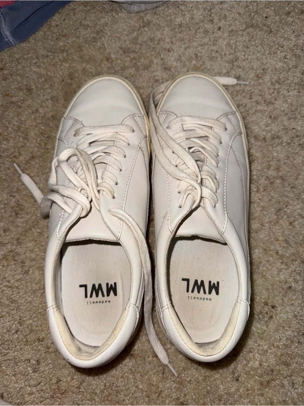 Women's Classic White Leather Sneakers